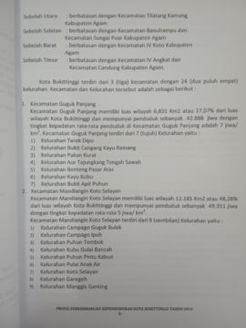Khazanah arsip    halaman ke-2 BAB II.Gambaran Umum Kota Bukittinggi.