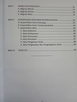 Khazanah arsip lembar akhir  dari Daftar Isi.