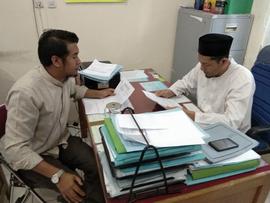 Khazanah Arsip konsultasi saudara M.Idris dengan Kabid PIAK  dalam masalah kegiatan Proyek Peruba...