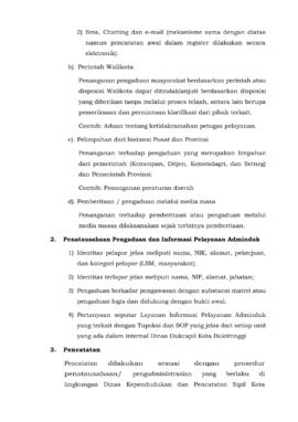 Khazanah Arsip halaman 13  SK Pedoman Penangan Pengaduan Dan Informasi Pelayanan Adminduk di Ling...