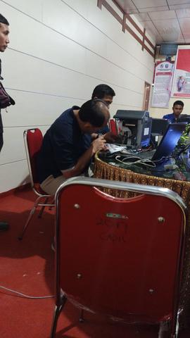 khazanah arsip foto,  Ikut serta pelayanan Perekaman KTP-el  pada kegiatan Pekan Pelayanan Pendaf...