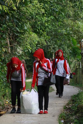khazanah arsip foto acara Famili gathering Disdukcapil, Januari 2018. di Harau 50 Kota.