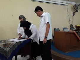 Khazanah Arsip Dokumentasi Kegiatan Serah Terima Jabatan  Kepala Dinas Kesehatan Kota Bukittinggi...