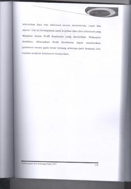Khazanah Arsip Profil Kesehatan Kota Bukittinggi Tahun 2017 (lembar 134)