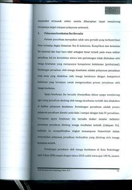 Khazanah Arsip Profil Kesehatan Kota Bukittinggi Tahun 2015 (Lembar 66)