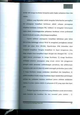 Khazanah Arsip Profil Kesehatan Kota Bukittinggi Tahun 2015 (Lembar 74)