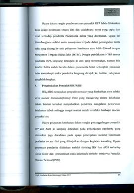 Khazanah Arsip Profil Kesehatan Kota Bukittinggi Tahun 2015 (Lembar 103)