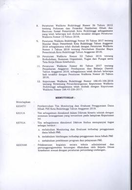 Khazanah Arsip SK Tim Monev Dana Hibah PMI 2018  (lembar 2)