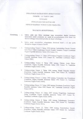 Khazanah Arsip Perda No. 11 Tahun 2002 tentang Pengawasan Kualitas Air (lembar 2)