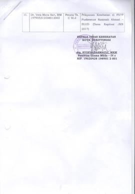 Khazanah Arsip SK Penetapan Pejabat Pembuat KomitmenTahun 2017 (lembar 06)