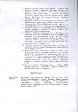 Khazanah Arsip SK Pemenang Lomba Sekolah Sehat di Kota Bukittinggi 2017 ( lembar 2 )