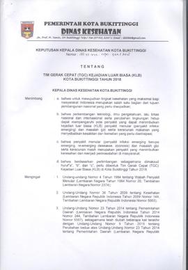 Khazanah Arsip SK TGC 2018 ( lembar 1)