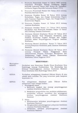 Khazanah Arsip SK Perubahan Tim Monev JKN 2018 (lembar 2)