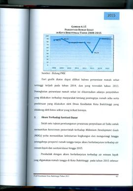 Khazanah Arsip Profil Kesehatan Kota Bukittinggi Tahun 2015 (Lembar 111)