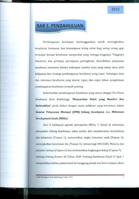 Khazanah Arsip Profil Kesehatan Kota Bukittinggi Tahun 2015 (Lembar 16)