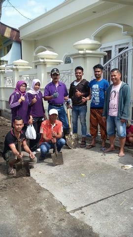 Foto Goro 3 bulan bersih Lingkungan Kelurahan Aua Tajungkang Tengah Sawah Tahun 2018
