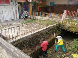 Foto Goro 3 bulan bersih Lingkungan Kelurahan Aua Tajungkang Tengah Sawah Tahun 2018