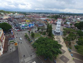 Foto Udara Kawasan Pedestrian Jam Gadang Tahun 2017 7