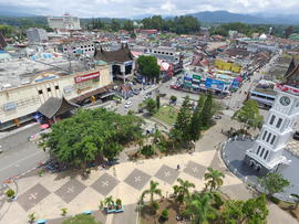 Foto Udara Kawasan Pedestrian Jam Gadang Tahun 2017 6