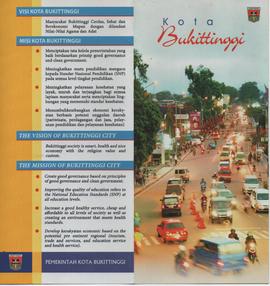 Brosur Pariwisata Kota Bukittinggi Tahun 2005 3