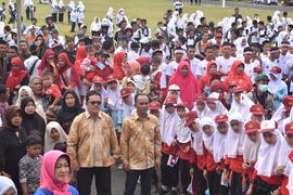 Rangkaian Kegiatan Torch Relay Asian Games 2018 di Kota Bukittinggi 40