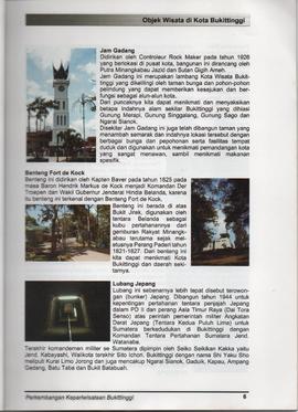 Booklet Panduan Wisata Kota Bukittinggi Tahun 2005 14