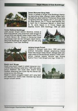 Booklet Panduan Wisata Kota Bukittinggi Tahun 2005 18