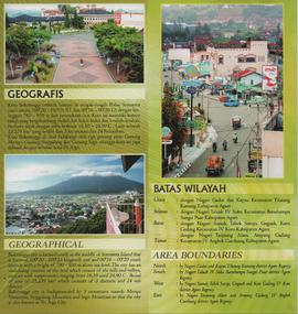 Brosur Pariwisata Kota Bukittinggi Tahun 2005 2