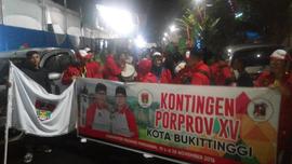 Kegiatan Porprov XV Tahun 2018 Kontingen Kota Bukittinggi di Kabupaten Padang Pariaman 3
