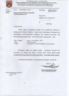 Musyawarah Pembentukan Kelompok UPPKS Kampung KB