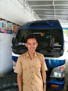 Staf  Sub Bagian Umum dan Kepegawaian P3APPKB: Anggi Pratama