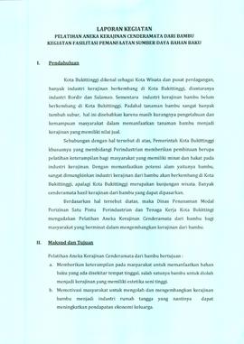 Laporan Kegiatan ( hal 1 )