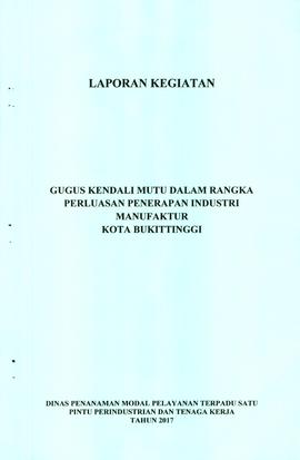 Sosialisasi Gugus Kendali Mutu Tahun 2017