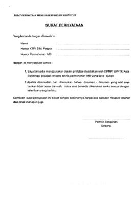 Khasanah Arsip Persyaratan Pengurusan Izin IMB