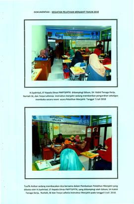 Foto Kegiatan Pelatihan Menjahit  (hal 1)