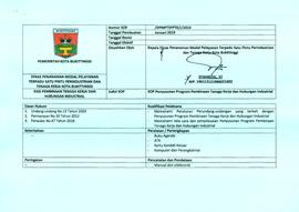 SOP Penyusunan Program Pembinaan Tenaga Kerja dan Hubungan Industrial