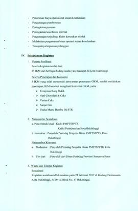Sosialisasi Gugus Kendali Mutu Tahun 2017