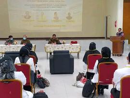 foto calon kepala sekolah sedang melakukan training 1