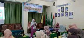 Foto Pengawas Sedang Memberikkan Arahan dalam Acara Pembinaan lingkungan belajar berkuakitas sept...