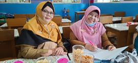 Foto Ibuk Pengawas  Peserta ANBK