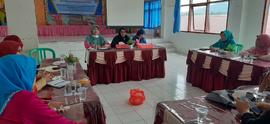 Foto pengawas dan Peserta dalam kegiatan Kegiatan Pembinaan kepala sekolah di KKKS  Kec MKS di TK Al Falah 2021