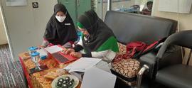 foto pengawas membuat penilaian dalam Kegiatan penilaian kenerja kepala sekolah PKKS dg melihat d...