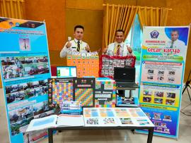 foto baoak-bapak gelar karya dalam acara diklat calon kepala sekolah SD, SMP, dan SMA