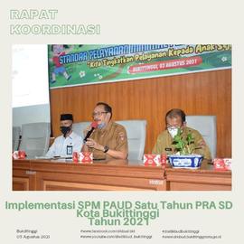 Foto Bapak Kepala Disdikbud Sedang Memberikan Arahan dalam Kegiatan Rapat Koordinasi Implementasi...