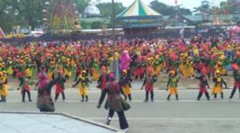 Kegiatan Tari Massal TK/PAUD Se Kota Bukittinggi Di Lapangan Kantin Bukittinggi