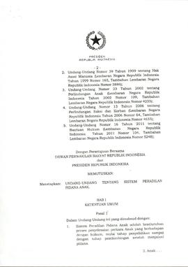 Kewanangan penyelenggaraan LPKS untuk anak berhadapan dengan hukum ( ABH ) dari kementerian Sosia...
