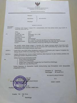 SK Pegawai Non ASN An Nova Tahun 2011