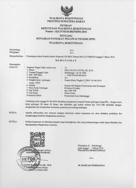SK Eselon III Rika Elsa Putri