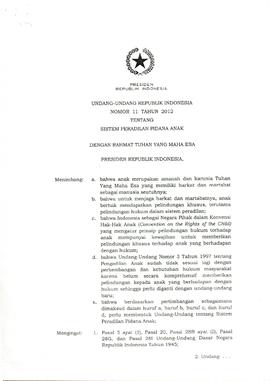 Kewanangan penyelenggaraan LPKS untuk anak berhadapan dengan hukum ( ABH ) dari kementerian Sosia...