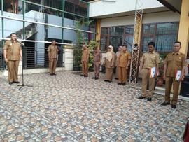 Foto Upacara Pada Dinas Sosial